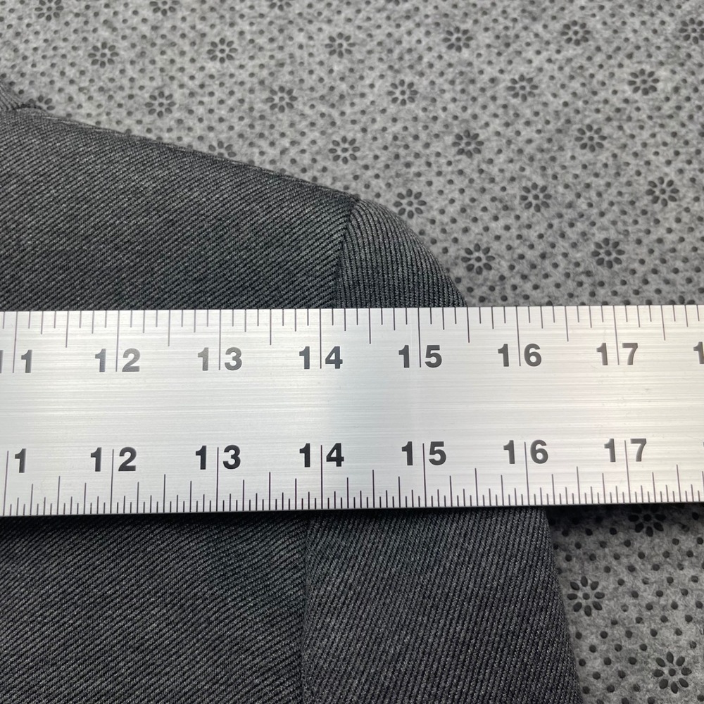 J.Crew 365 Womens Grey Open Front Going Out Twill Stretch Blazer Formal Size 2 - Picture 9 of 10